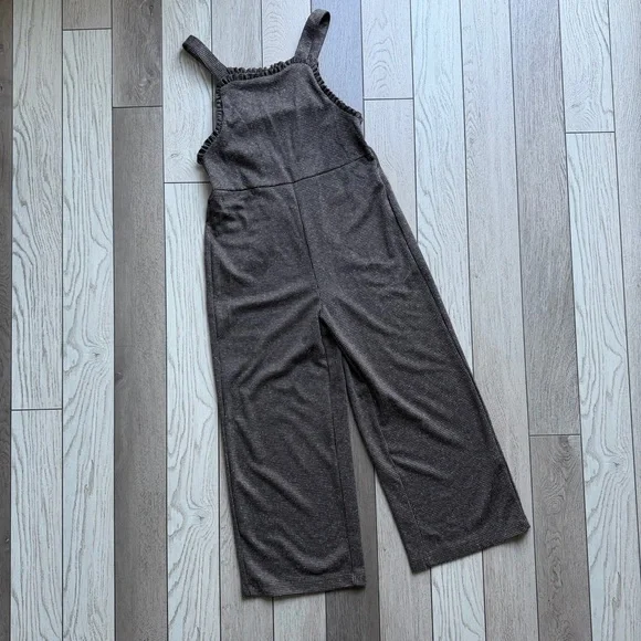 Zara Kids Brown Sleeveless Jumpsuit - Picture 1 of 6
